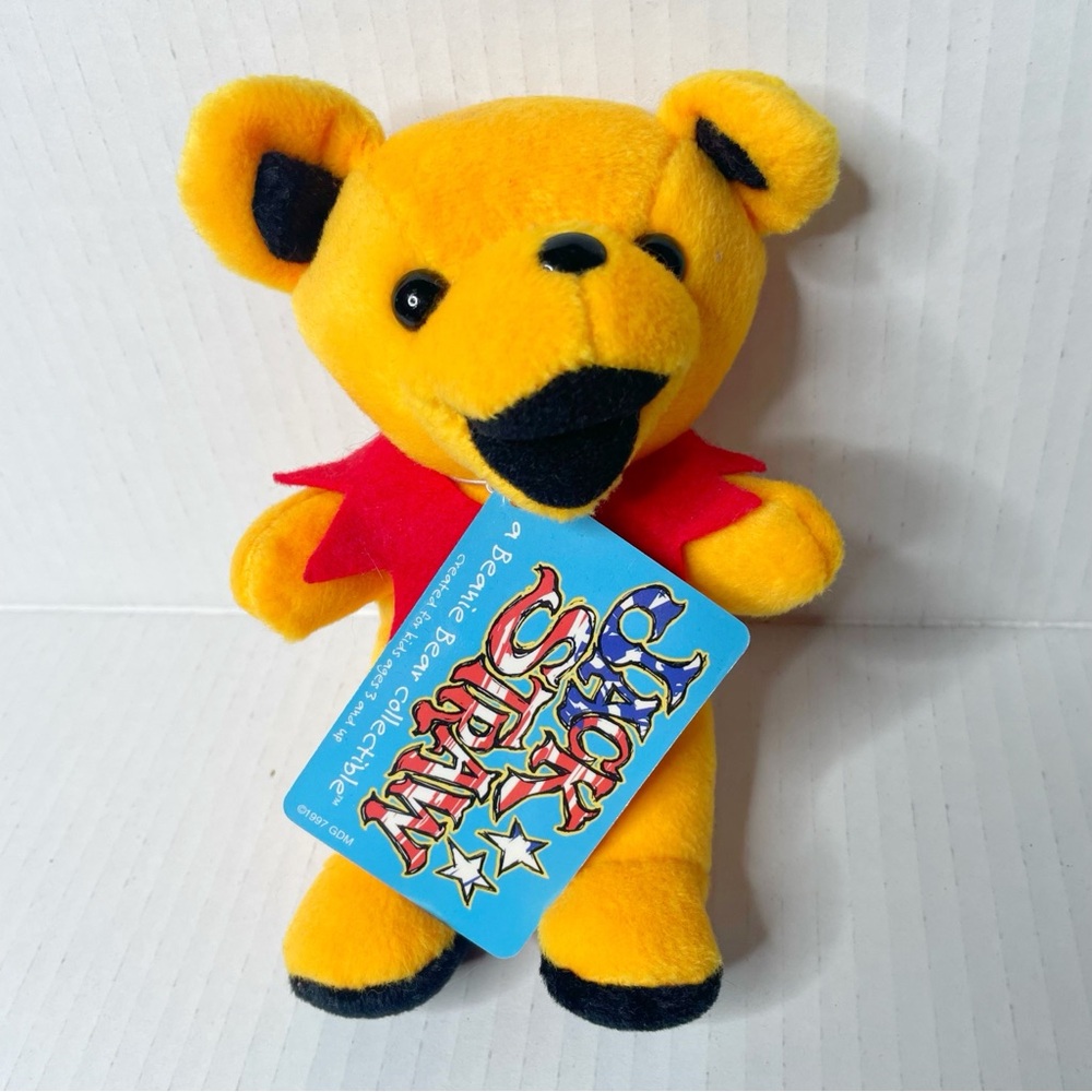 GRATEFUL DEAD Jack Straw Steven Smith BEANIE BEAR  Jerry Garcia Plush New
